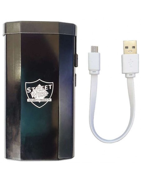 3N1 28 Million Volt Stun Gun Power Bank with Flashlight