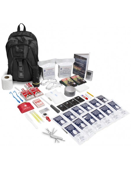 2 Person Essentials Emergency Survival Kit with Backpack (72+ Hours)