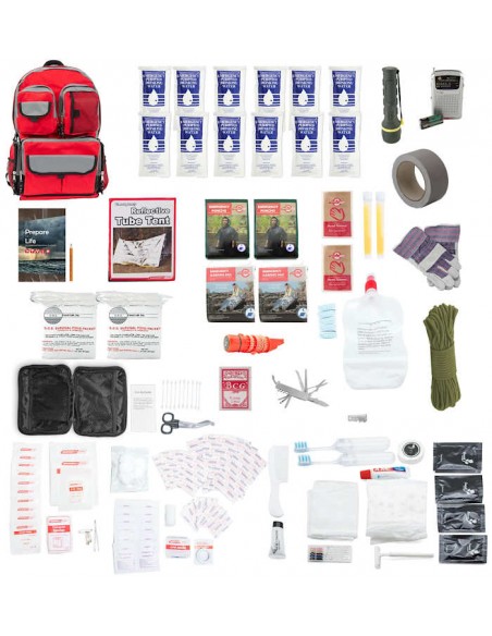 2 Person Family Prep Emergency Survival Kit with Backpack