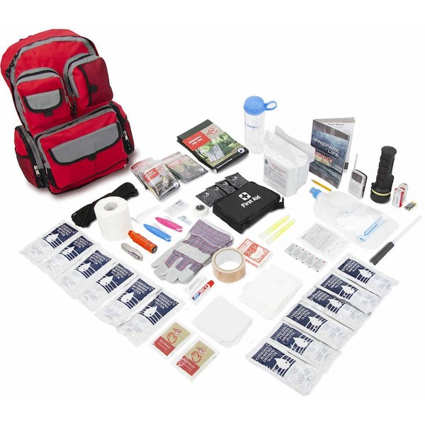 2 Person Family Prep Emergency Survival Kit with Backpack
